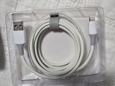 onn. iPhone 14 Pro Max Glass Screen Protector & 360 Infuse 6ft Lightning to USB-A Cable $19 for both OBO!!