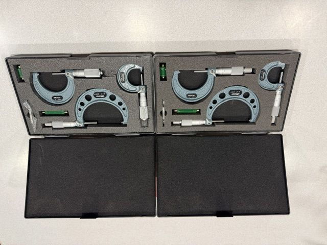 2 sets of Mitutoyo 103-922 Outside  Micrometers