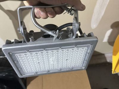 4 each LED Flood Light Outdoor Security Light, Bright White Light, Durable Aluminum Casing, dusk to dawn sensor