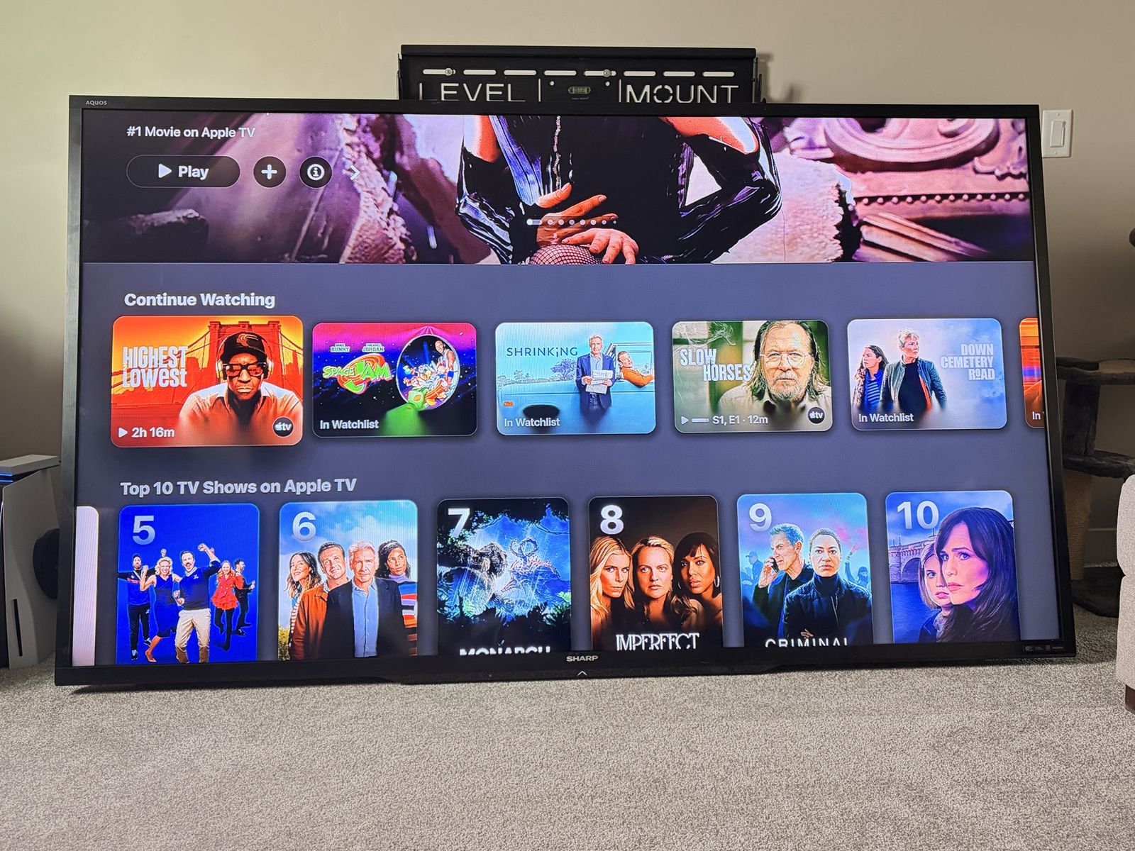 90” Sharp Tv