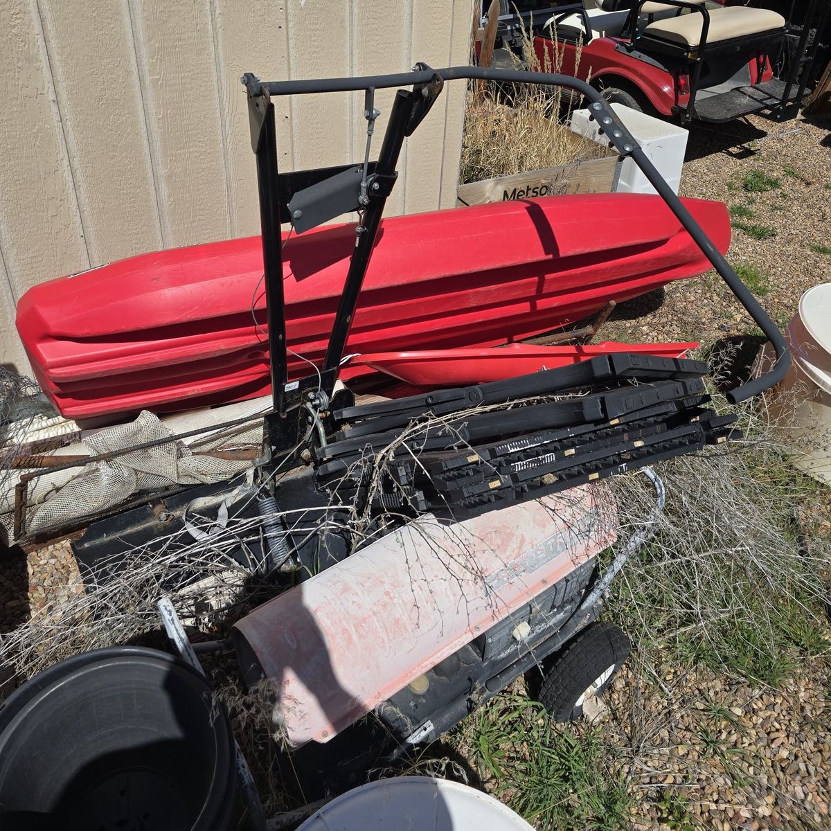 Four Wheeler Snow Plow with Handle