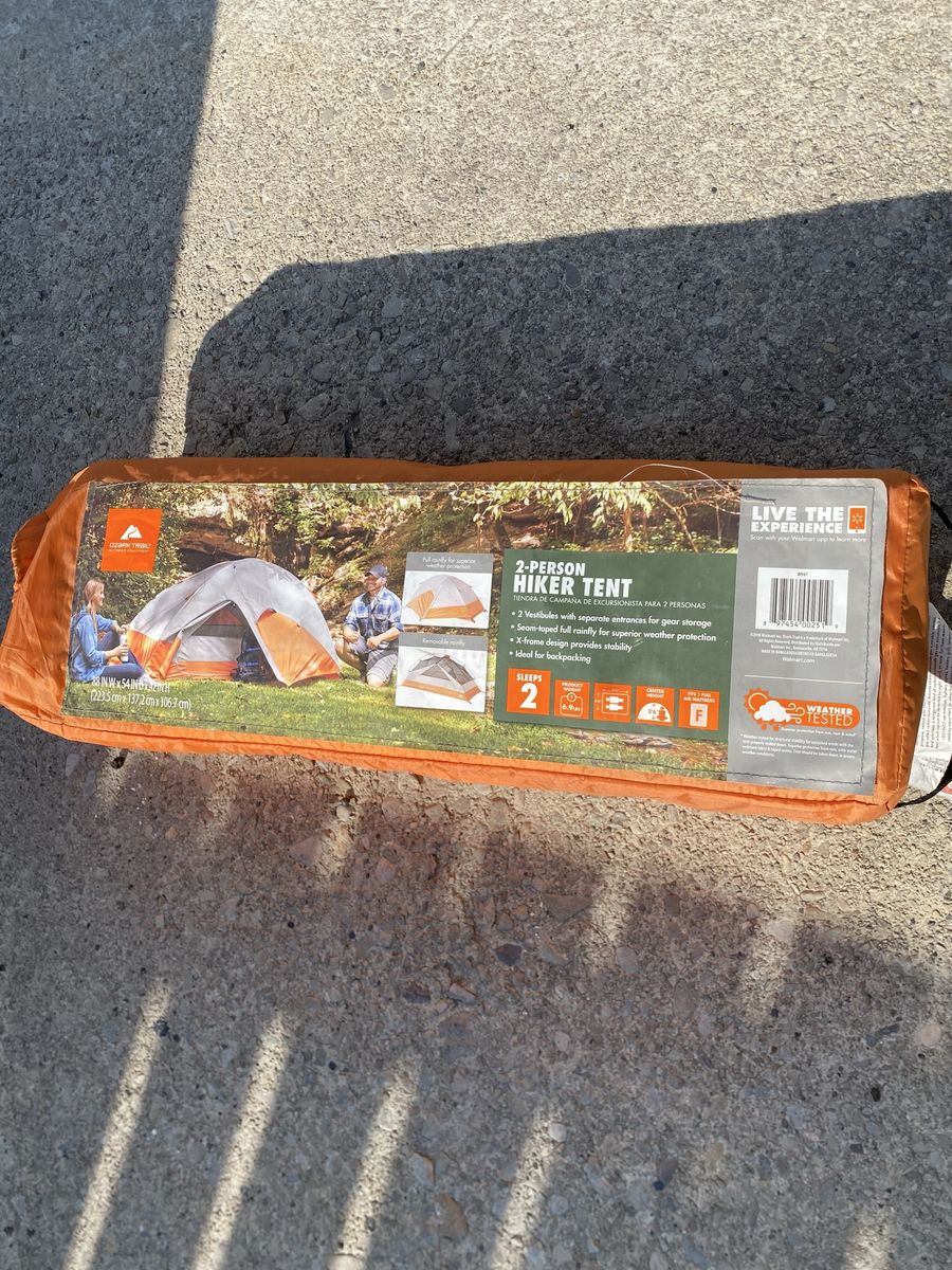 New Ozark Trail 2-Person Backpacking Hiker Tent