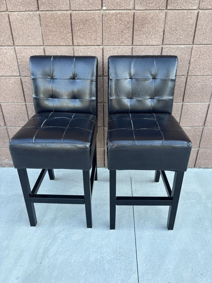 Genuine Leather Bar Stool Chairs