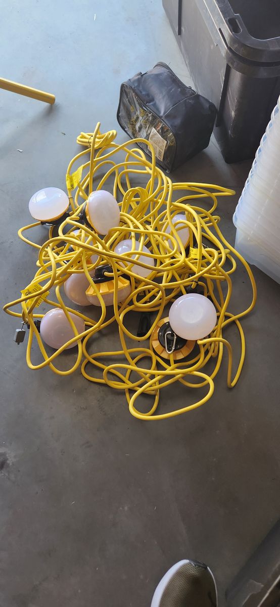 SUMMSTAR 50ft LED Construction String Lights — Brand New, Never Used