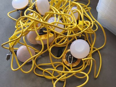 SUMMSTAR 50ft LED Construction String Lights — Brand New, Never Used