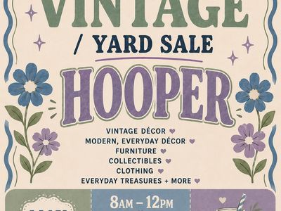 Curated vintage/yard sale FRI-SAT May 29/30