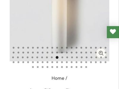 Designer Art Glass Sconce