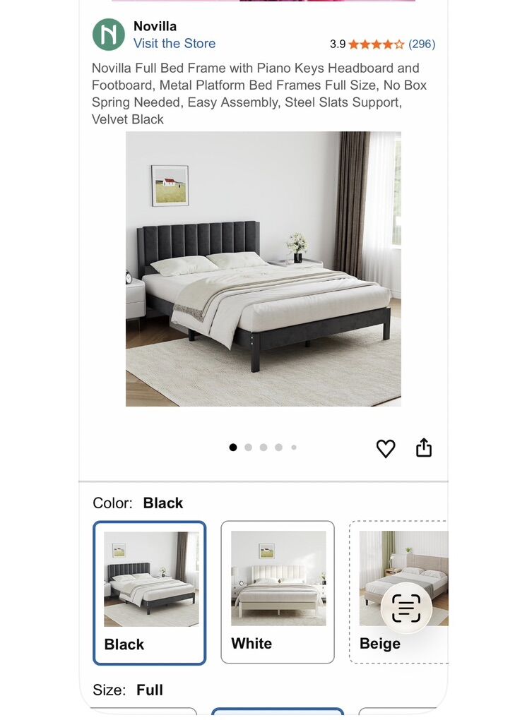 Full Size Bed New In Box