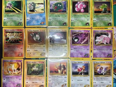 Pokémon Gym Heroes Card Lot (23 Cards) – Vintage WOTC Set