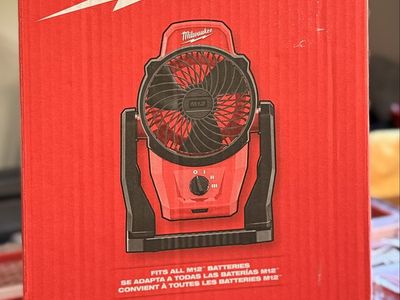Milwaukee M12 Cordless Jobsite Fan 0820-20 Tool Only