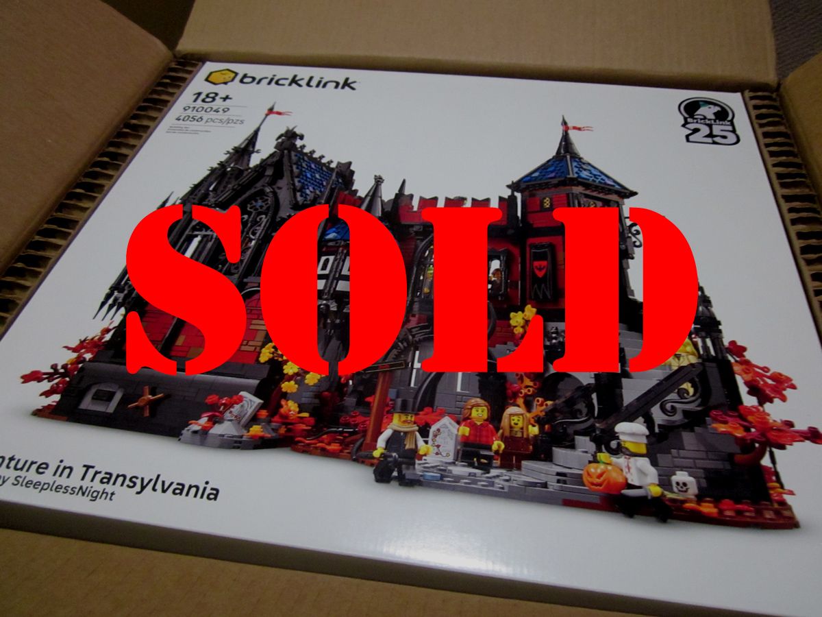 SOLD - Lego 910049 Adventure in Transylvania BDP Bricklink Designer Program New Sealed