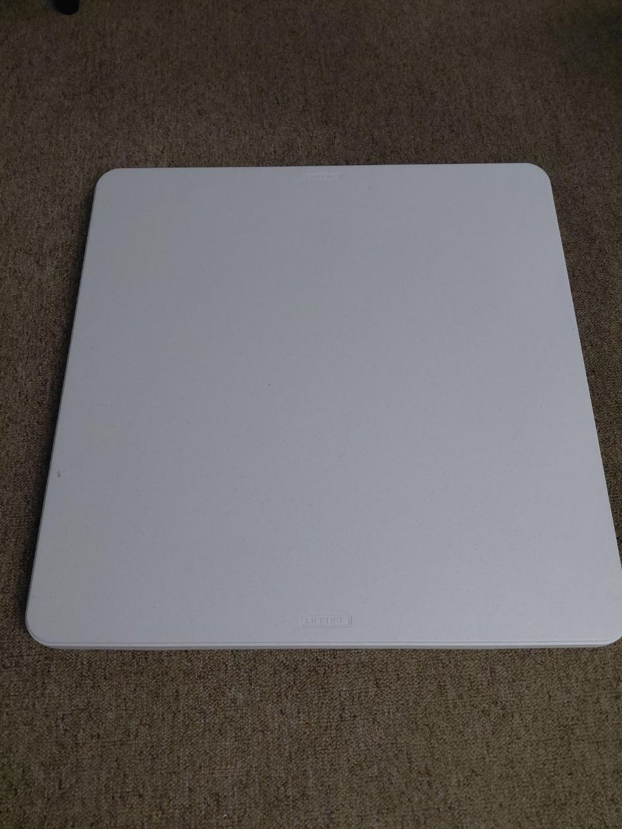 Life Time Table 37''x 37'' Nice New Condition sells for $100 Dollars + text 385-414-9627