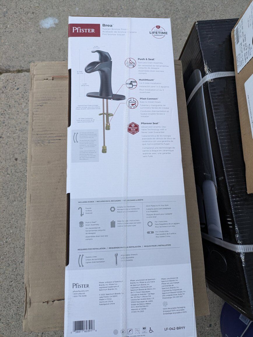 12 brand new faucets