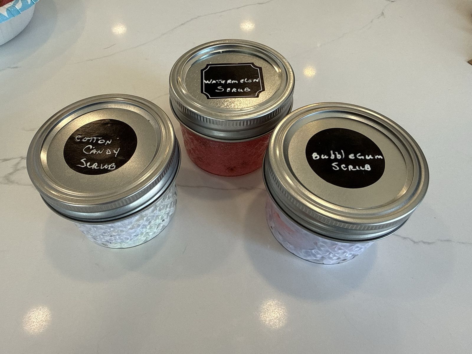 Homemade Craft Sugar Scrub for Bath and Shower