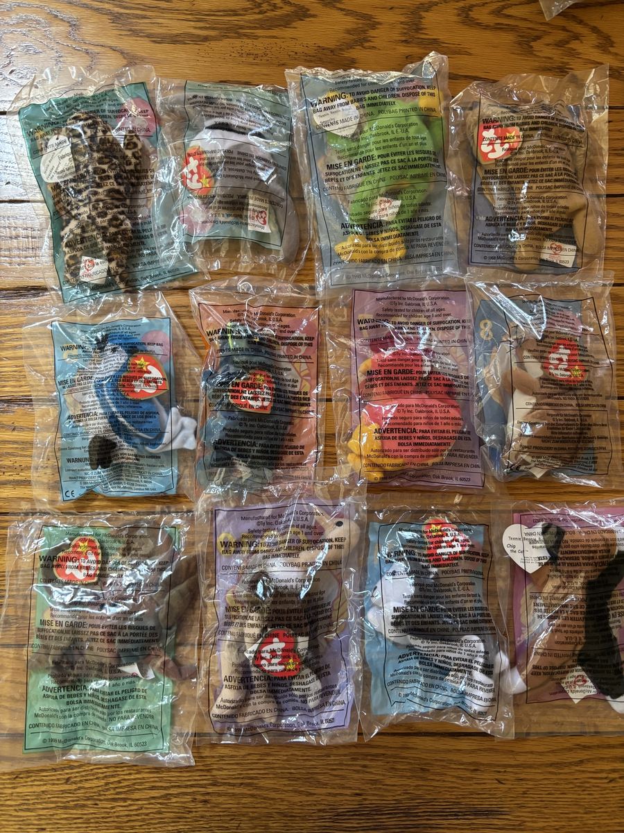 Ty Teanie Beanie Babies 1999 Set