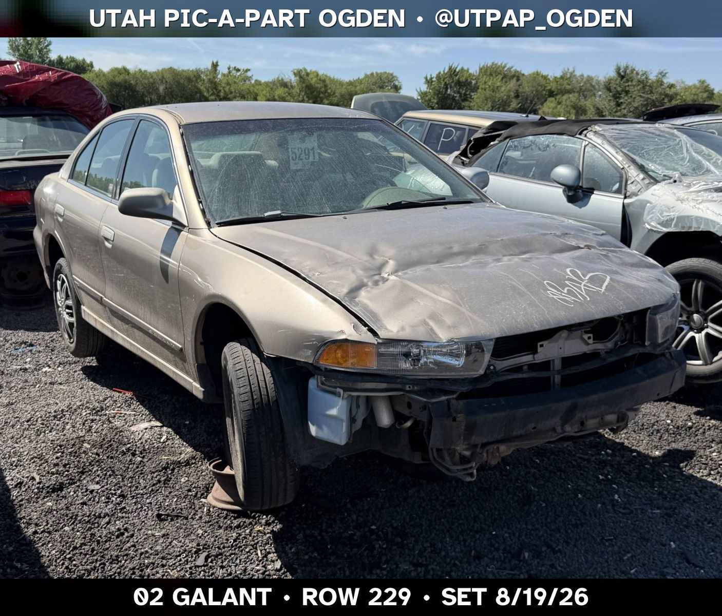 Just In! 2002 Mitsubishi Galant Parts - UTPAP Ogden
