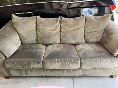 Free couch and loveseat