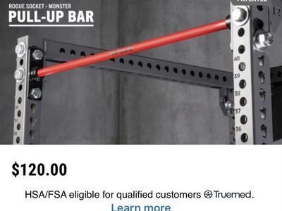 Pull up bar - Rogue Smooth Cerakote. Bar only
