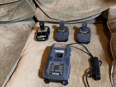 Ryobi ONE 18V Lithium Battery and Charger Set