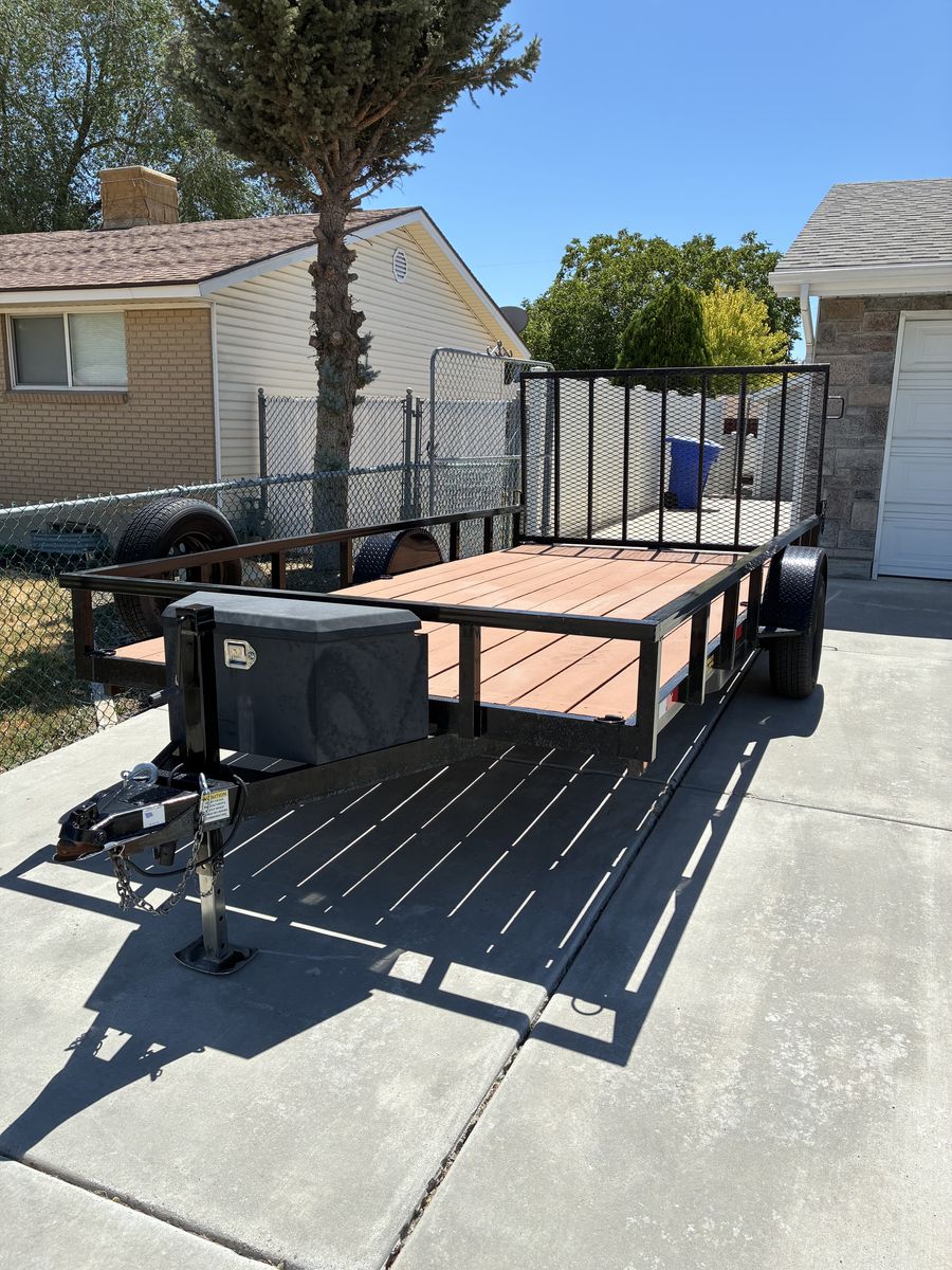 2022 Big Bubba 7 X 14 Single Axle Utility Trailer