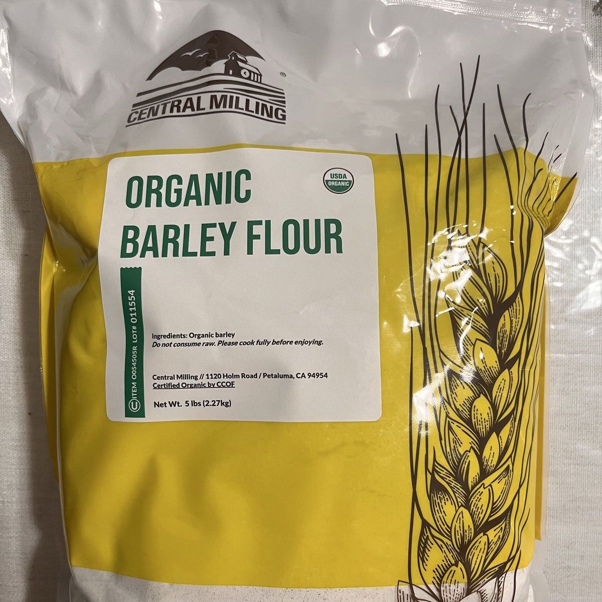 Organic Barley Flour 5 LB, food, baking