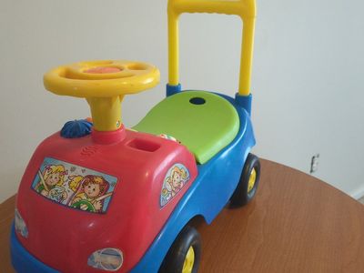 Kiddieland My First Ride-On Push and Walk Toy Car with Storage