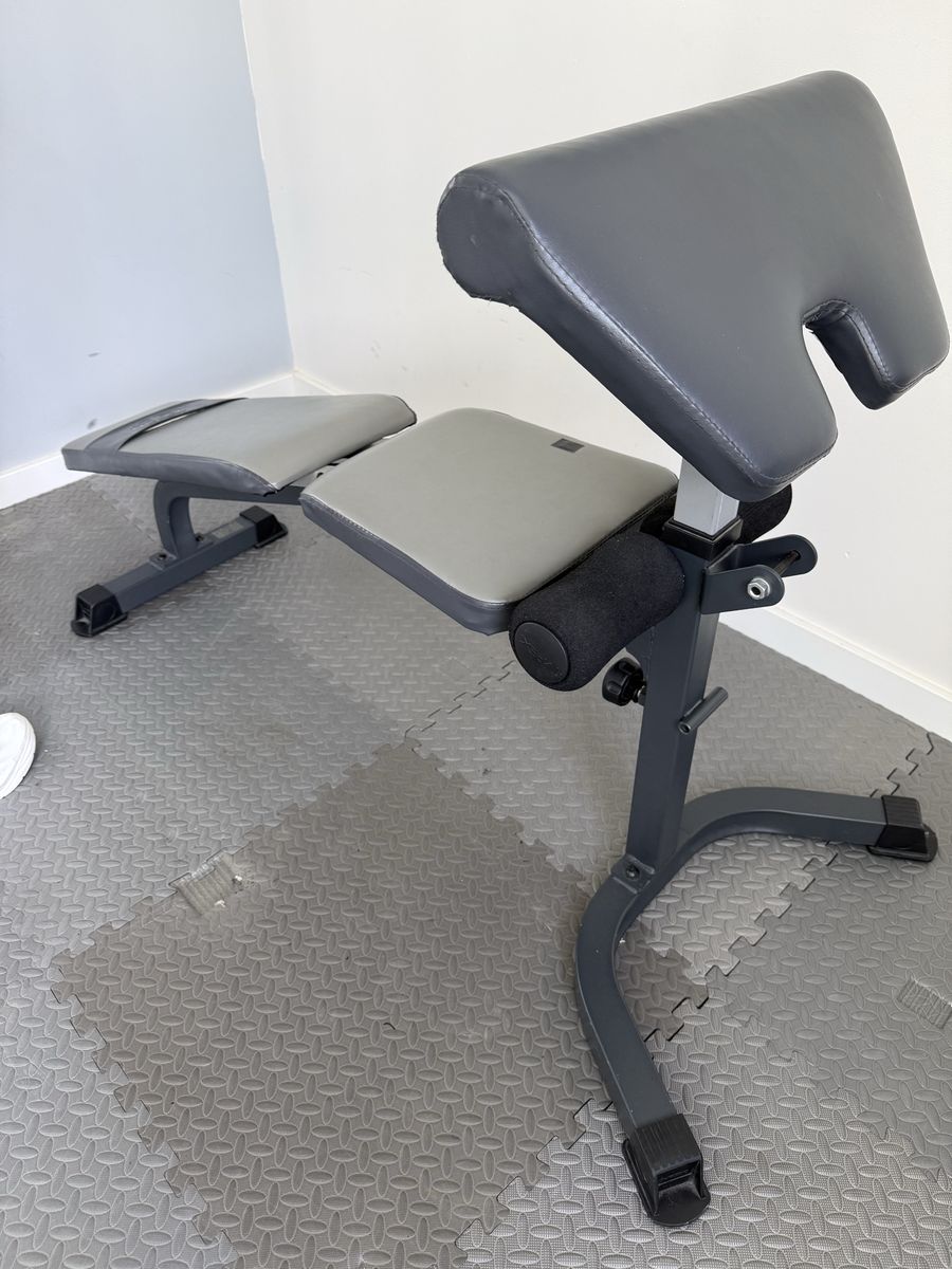 Adjustable bench, Adjustable dumbbells