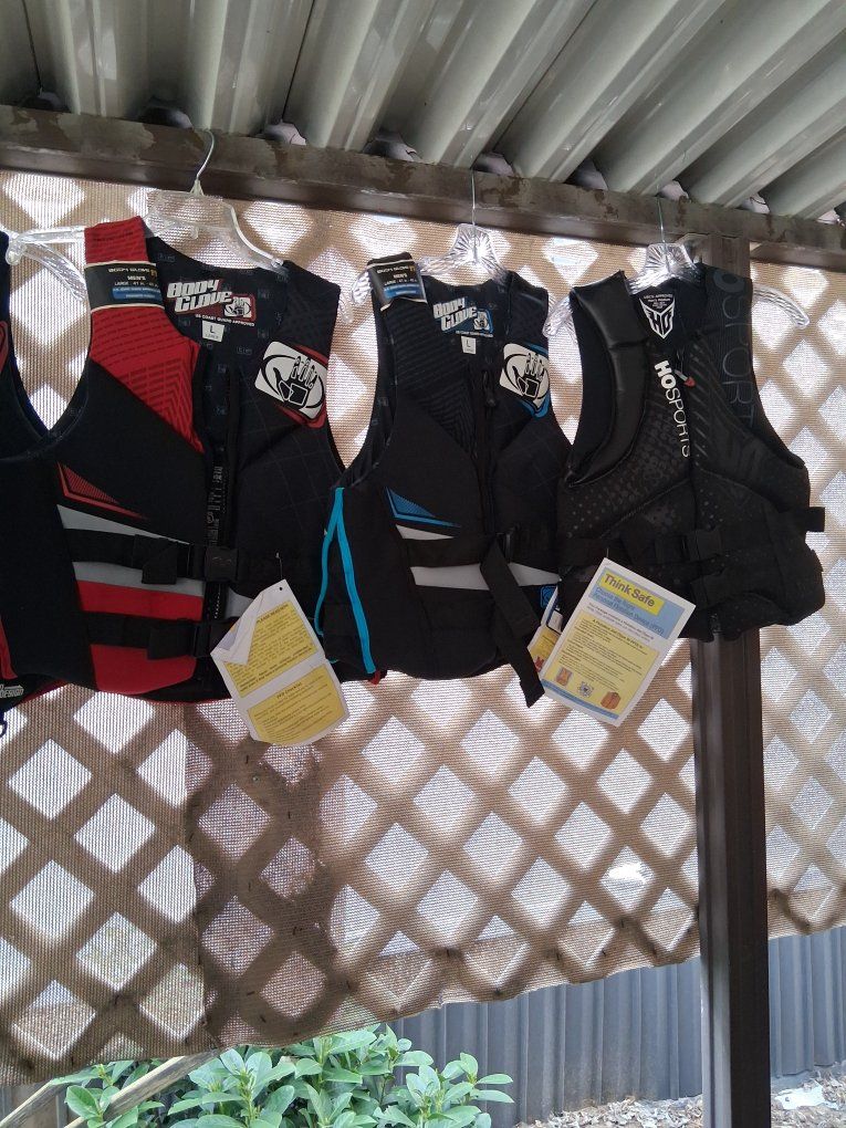 Brand new life vests