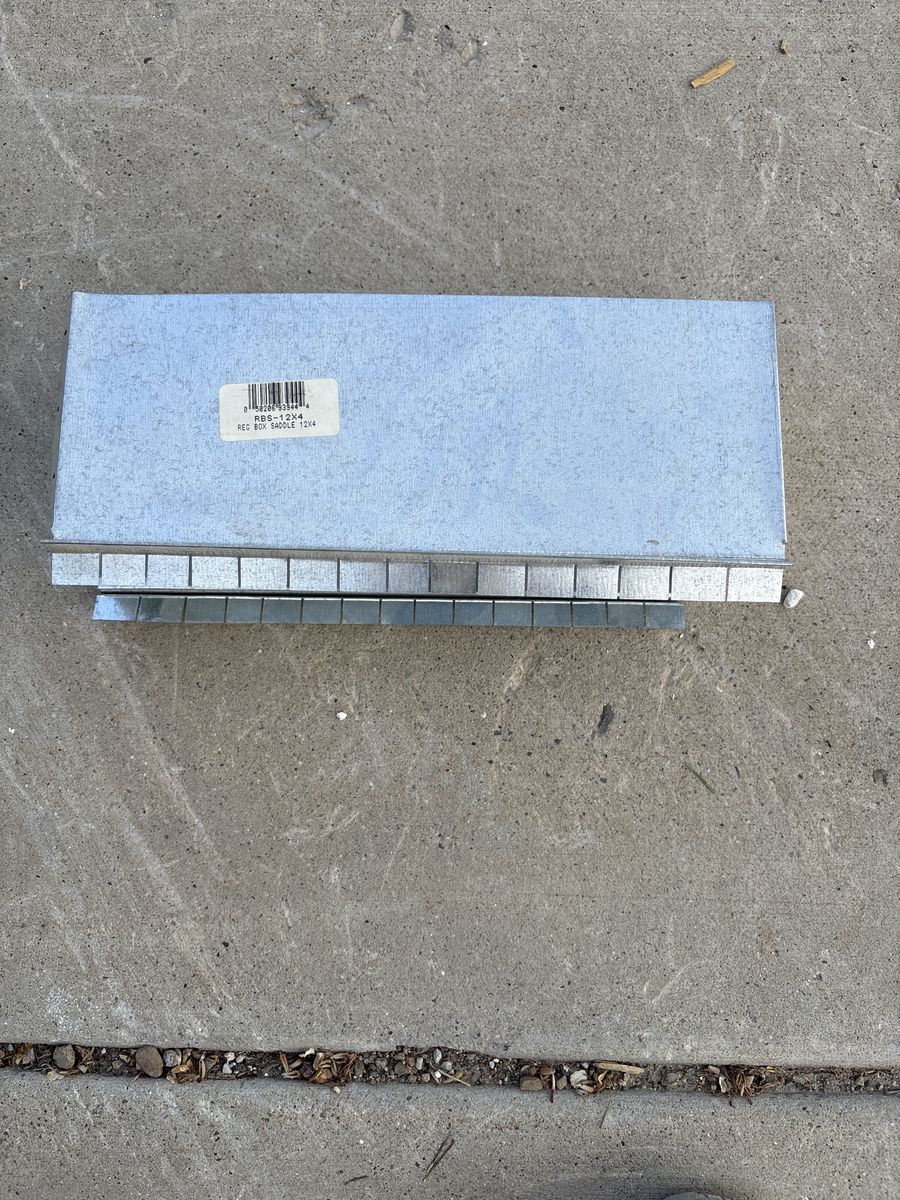 12 x 4 reg box saddle