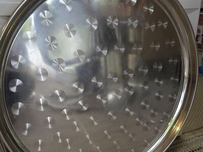 Kitchen supplies Stainless steel large tray.