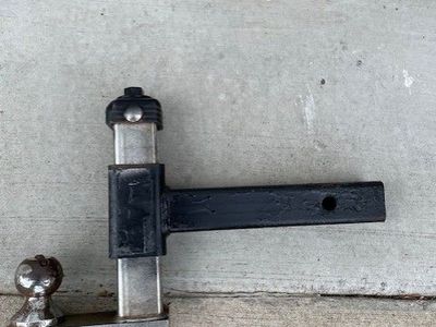 Master Heavy Duty Adjustable 2 inch receiver, 3-7 inch drop hitch 2 inch ball/receiver