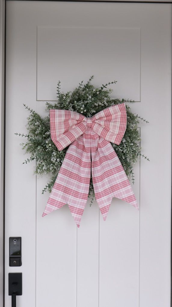 Large Decorative Wreath Bow