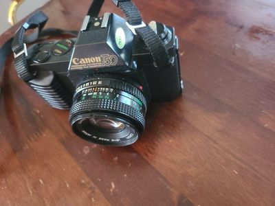 vintage Canon 35mm camera