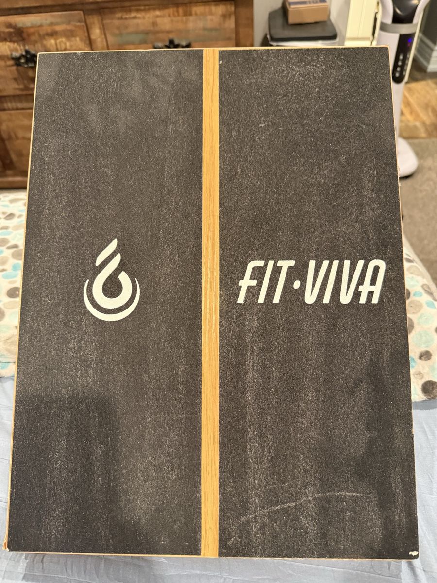 FIT-VIVA Wooden Slant Board for Squats and Calf Stretching