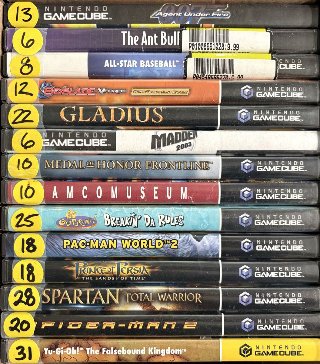 GameCube Games Starting At 6$ And Up