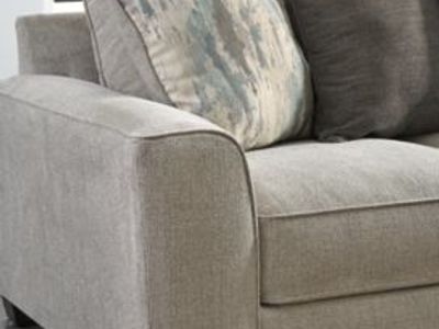 Last one! Ardsley Beige Sectional w/ Ottoman - Living Room Furniture - Action Home Furniture