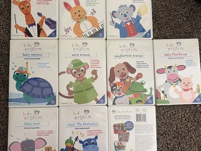 Baby Einstein DVD Lot - 10 Classic Educational Discs for Toddlers