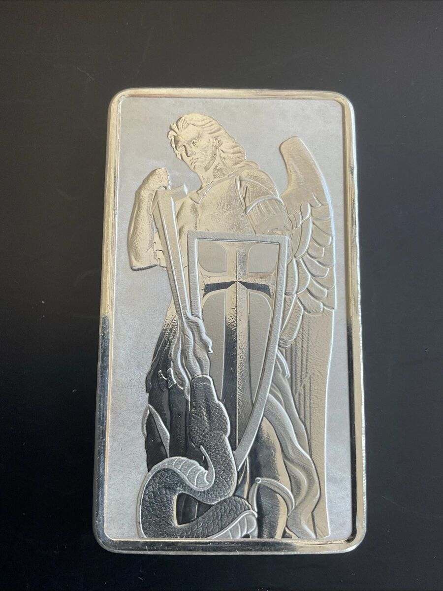 Silver, Archangel 10 oz 999 Silver Bullion – Scottsdale Mint – #A535