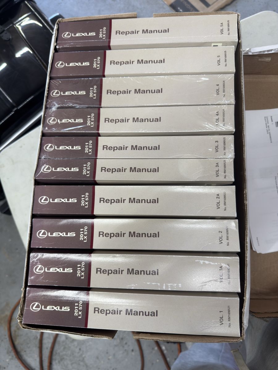 2011 Lexus LX 570 Shop Service Repair Manual Complete Set Volumes 1-5A