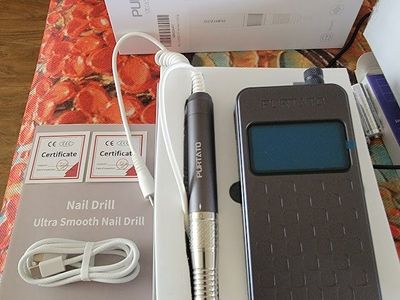NEW! Professional Nail Drill Machine Cosmetology - Electric, Cordless, Aluminum Alloy, 40000 RPM, HD Display
