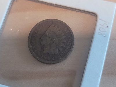 1908 Indian Head Penny Coin - US Collectible Copper Coin, Good Condition