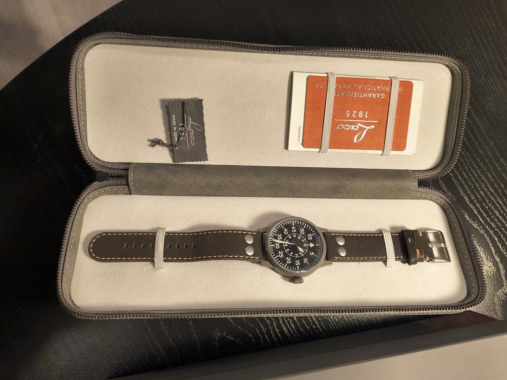 Used Laco 210 Pilot watch.