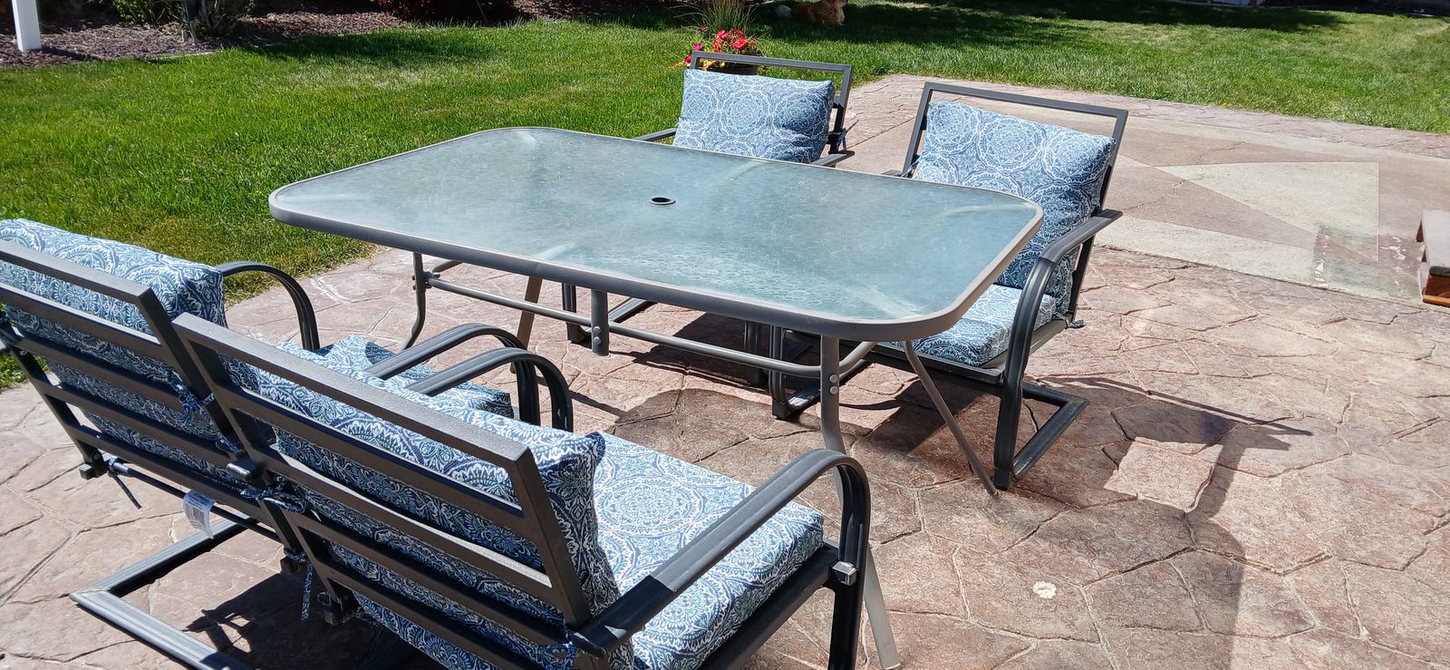 5 piece patio table