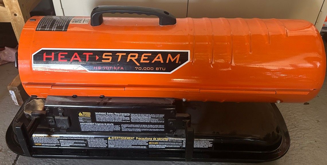 70,000 BTU Forced-Air Kerosene Heater