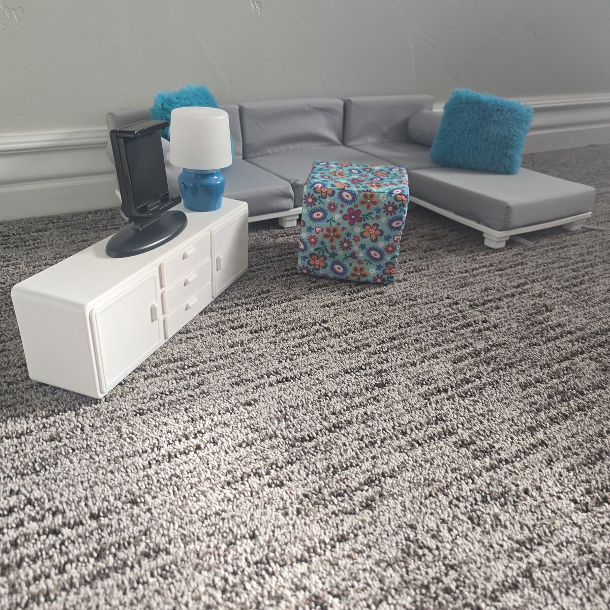 18" American Girl Doll Compatible Living Room Set