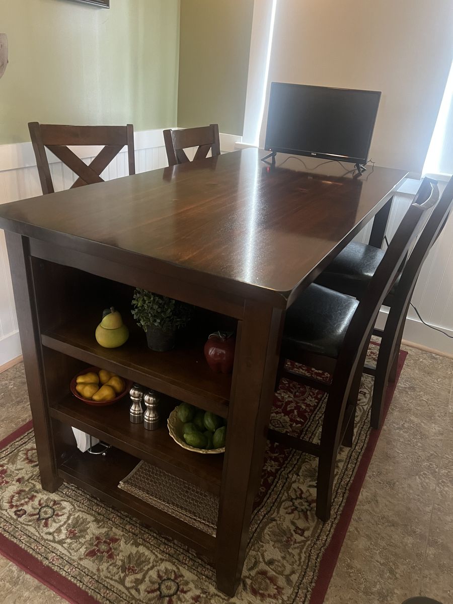 Tall Dining Table  Seats 4