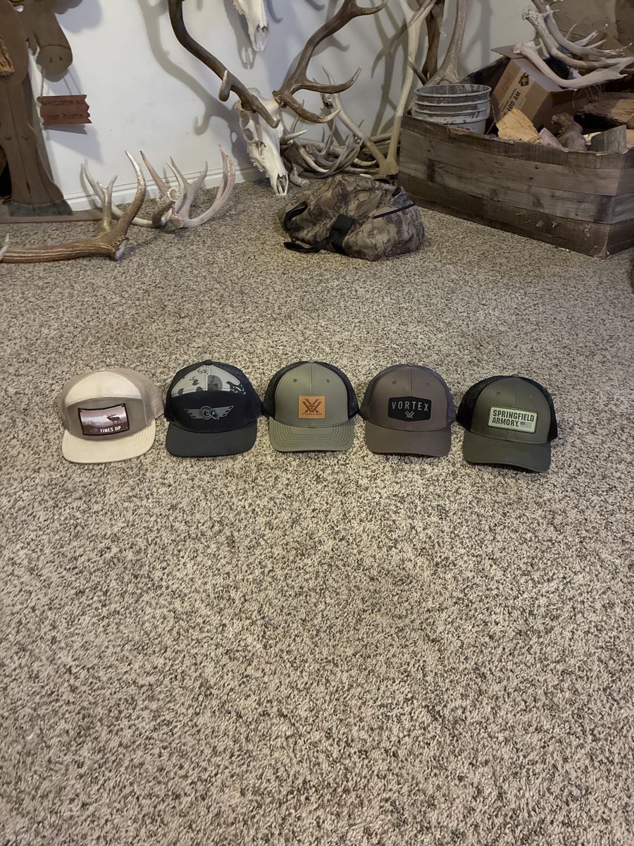 Tan hat worn $20 all others new $25
