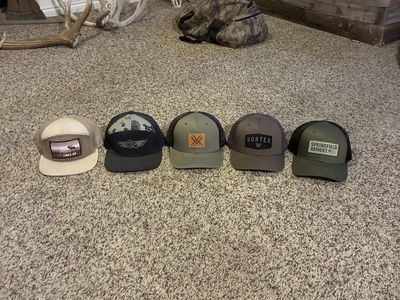 Tan hat worn $20 all others new $25