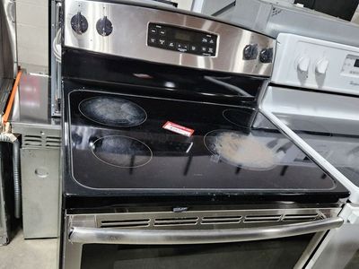 LOW PRICE GUARANTEED! GE STAINLESS STEEL GLASS TOP RANGE