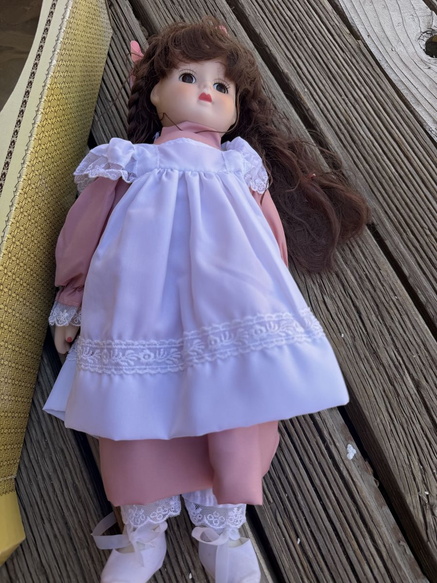 Vintage Porcelain Doll Collection/Decoration with Original Box